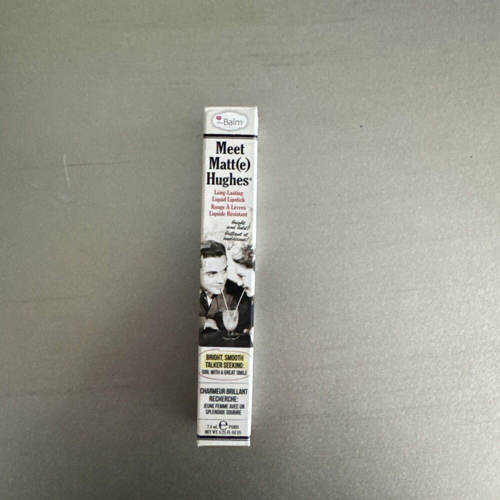 the balm meet matte hughes lipstick new adoring color red rouge